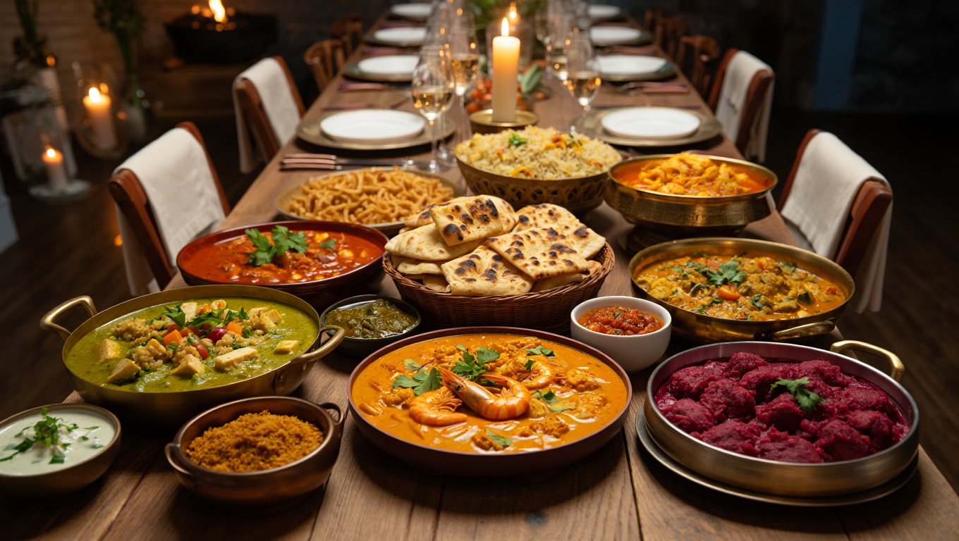 The Ultimate Exotic Curry Buffet: 9 Creative Dishes for a Memorable Dinner Party